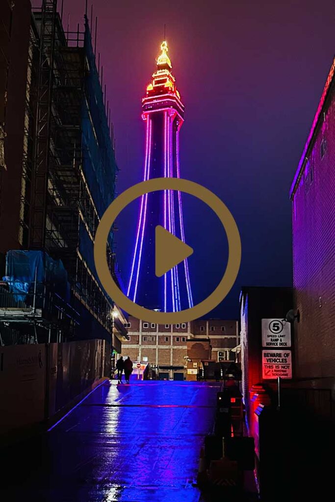 blackpool at night by brandon smeets