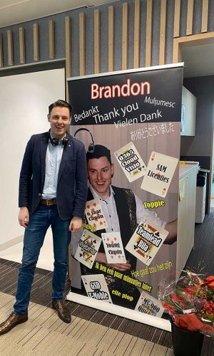 The start of the journey for brandon on his last day at canon following his dreams as a magician - blog 1 A YEAR BEYOND EXPECTATIONS